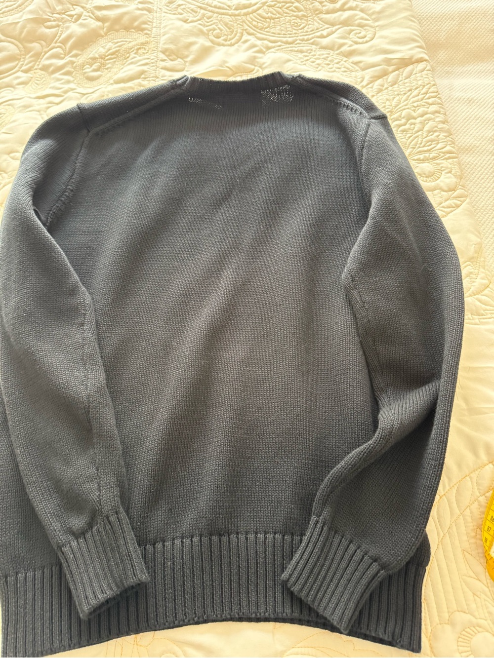 Polo by Ralph Lauren Unisex Black Crewneck Sweater with Red Pony - Picture 10 of 10